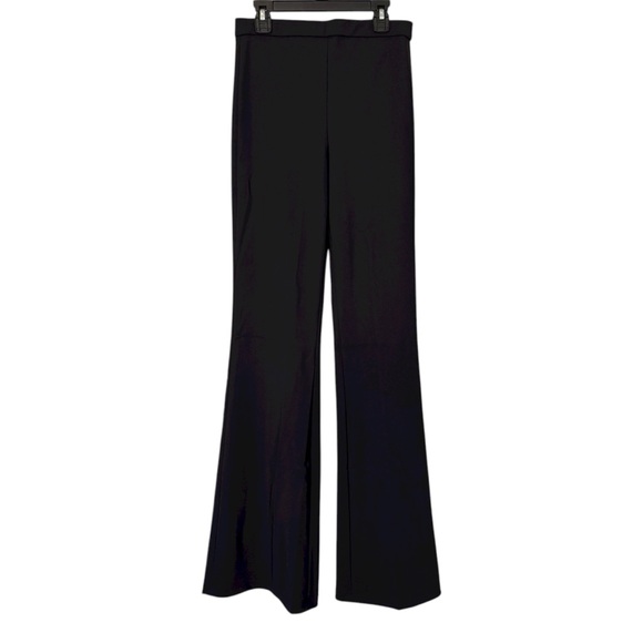 Theory Precision Ponte High-Waisted Flare Dress Pants Black - Picture 2 of 6